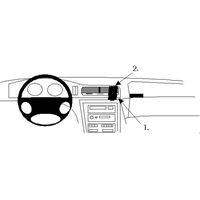Resim Brodit ProClip für BMW 8er (E31), ab Baujahr 1990 bis 2001