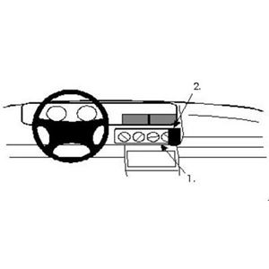 Image de Brodit ProClip für Renault Safrane, ab Baujahr 1993 bis 2001