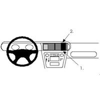 Image de Brodit ProClip für Opel Senator, ab Baujahr 1991 bis 1993