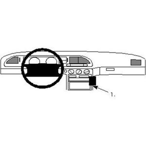 Resim Brodit ProClip für Ford Mondeo, ab Baujahr 1993 bis 1996