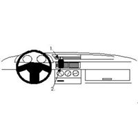 Resim Brodit ProClip für Alfa Romeo 155, ab Baujahr 1992 bis 1997