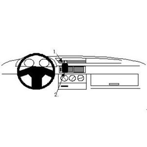 Resim Brodit ProClip für Alfa Romeo 155, ab Baujahr 1992 bis 1997