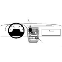 Resim Brodit ProClip für Chrysler Le Baron, ab Baujahr 1987 bis 1996