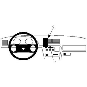 Image de Brodit ProClip für Opel Vectra, ab Baujahr 1989 bis 1995