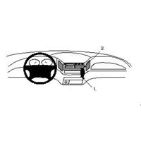 Image de Brodit ProClip für Toyota Previa, ab Baujahr 1990 bis 2000