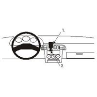 Image de Brodit ProClip für Nissan Micra, ab Baujahr 1993 bis 1997