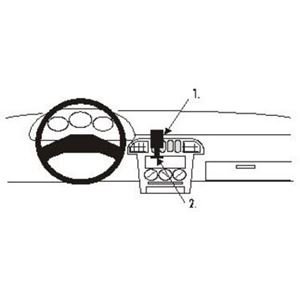 Image de Brodit ProClip für Nissan Micra, ab Baujahr 1993 bis 1997