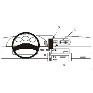 Image de Brodit ProClip für Nissan Cargo, ab Baujahr 1993 bis 2000