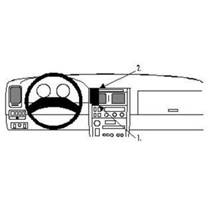Image de Brodit ProClip für Lexus GS 300, ab Baujahr 1993 bis 1997