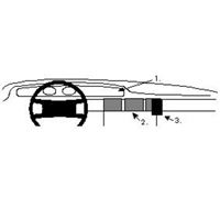 Resim Brodit ProClip für Audi V8, ab Baujahr 1991 bis 1993