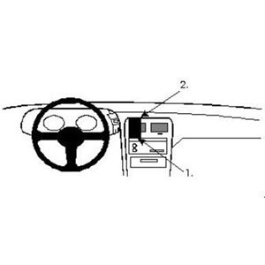 Image de Brodit ProClip für Nissan 300 ZX, ab Baujahr 1990 bis 1996