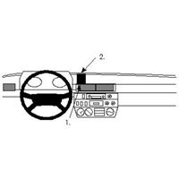Image de Brodit ProClip für Mercedes G-Klasse, ab Baujahr 1979 bis 1989