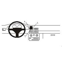 Resim Brodit ProClip für Fiat Punto, ab Baujahr 1994 bis 1999