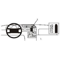 Image de Brodit ProClip für Peugeot Boxer, ab Baujahr 1995 bis 2001