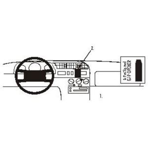 Image de Brodit ProClip für Peugeot Boxer, ab Baujahr 1995 bis 2001