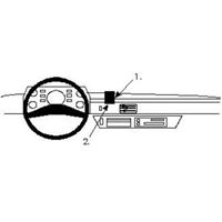Image de Brodit ProClip für Mercedes 207-410, ab Baujahr 1978 bis 1994