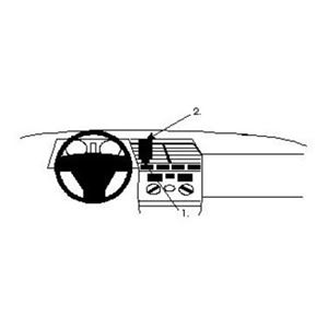 Resim Brodit ProClip für Alfa Romeo 164, ab Baujahr 1991 bis 1998