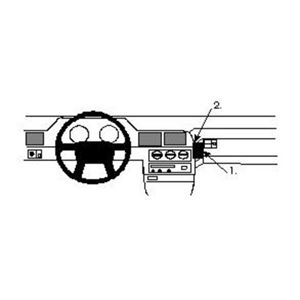 Image de Brodit ProClip für Volvo V 90, ab Baujahr 1997 bis 1998
