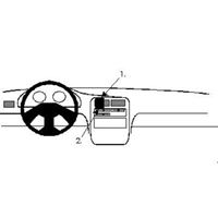 Resim Brodit ProClip für Daihatsu - Charade, ab Baujahr 1994