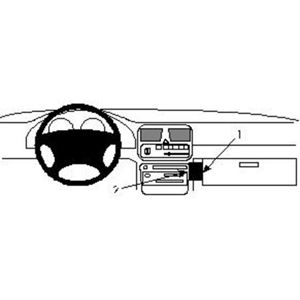 Image de Brodit ProClip für Subaru Legacy, ab Baujahr 1995 bis 1998