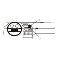 Image de Brodit ProClip für Peugeot 605, ab Baujahr 1990 bis 1994