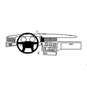 Image de Brodit ProClip für Volvo 760, ab Baujahr 1982 bis 1990