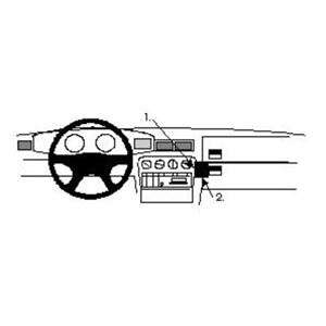Image de Brodit ProClip für Opel Omega, ab Baujahr 1994 bis 1999