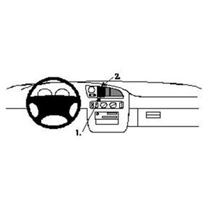 Resim Brodit ProClip für Ford Scorpio, ab Baujahr 1995 bis 2000