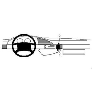 Image de Brodit ProClip für Peugeot 806, ab Baujahr 1995 bis 2001