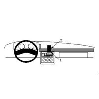 Resim Brodit ProClip für Chevrolet Corsica, ab Baujahr 1985 bis 1989