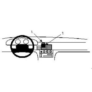 Resim Brodit ProClip für Chrysler Neon, ab Baujahr 1995 bis 1999