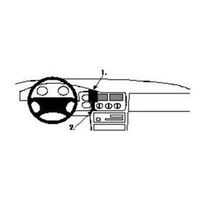 Resim Brodit ProClip für Ford Escort, ab Baujahr 1995 bis 2000