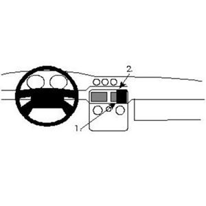 Image de Brodit ProClip für Lancia Delta, ab Baujahr 1994 bis 1999