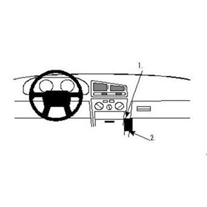 Image de Brodit ProClip für Mitsubishi Galant, ab Baujahr 1993 bis 1997