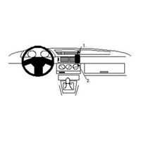 Resim Brodit ProClip für Alfa Romeo 155, ab Baujahr 1992 bis 1997
