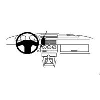 Resim Brodit ProClip für Alfa Romeo 155, ab Baujahr 1992 bis 1997