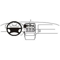 Resim Brodit ProClip für Alfa Romeo Spider, ab Baujahr 1995 bis 1997