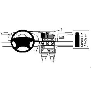 Image de Brodit ProClip für VW Caddy Pickup, ab Baujahr 1997 bis 2000