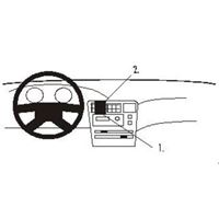 Image de Brodit ProClip für Toyota Corolla, ab Baujahr 1993 bis 1997