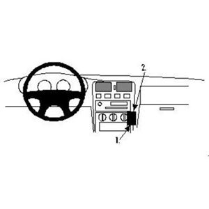 Image de Brodit ProClip für Nissan Almera, ab Baujahr 1996 bis 1999