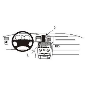 Image de Brodit ProClip für Opel Vectra B, ab Baujahr 1996 bis 2001
