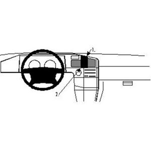 Image de Brodit ProClip für Subaru SVX, ab Baujahr 1995 bis 2000