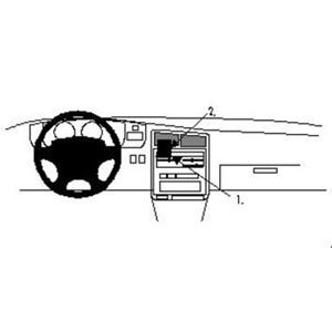 Image de Brodit ProClip für Toyota T100, ab Baujahr 1995 bis 1998