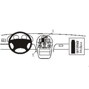 Bild von Brodit ProClip für Mitsubishi Carisma, ab Baujahr 1996 bis 1998