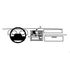 Image de Brodit ProClip für Toyota Traveler, ab Baujahr 1996 bis 2002