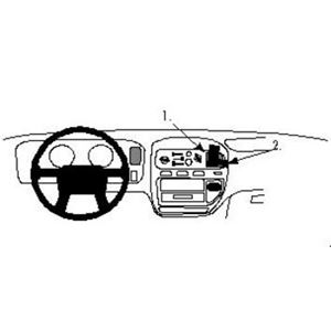 Image de Brodit ProClip für Mitsubishi Space Gear, ab Baujahr 1995 bis 2001