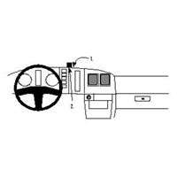 Resim Brodit ProClip für  Nissan L35 / L50 / L60, ab Baujahr 1995 bis 2000