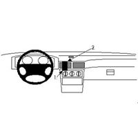 Resim Brodit ProClip für Daewoo Nexia, ab Baujahr 1995