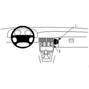 Resim Brodit ProClip für Daewoo Espero, ab Baujahr 1995