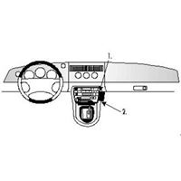 Image de Brodit ProClip für Jaguar - XK8, ab Baujahr 1997